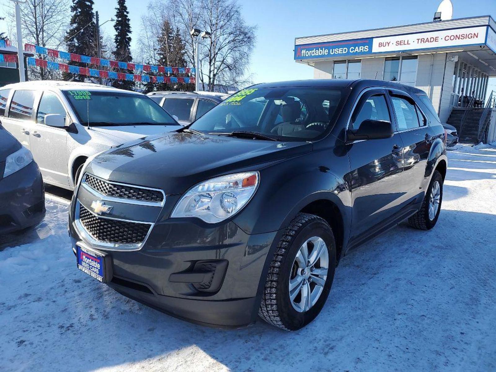 2014 GRAY CHEVROLET EQUINOX LS (2GNALAEK3E6) with an 2.4L engine, Automatic transmission, located at 929 East 8th Ave, Anchorage, 99501, (907) 274-2277, 61.214783, -149.866074 - Photo #0