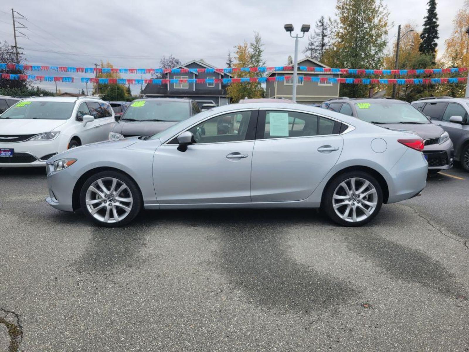 2017 SILVER MAZDA 6 TOURING (JM1GL1V54H1) with an 2.5L engine, Automatic transmission, located at 929 East 8th Ave, Anchorage, 99501, (907) 274-2277, 61.214783, -149.866074 - Photo #1
