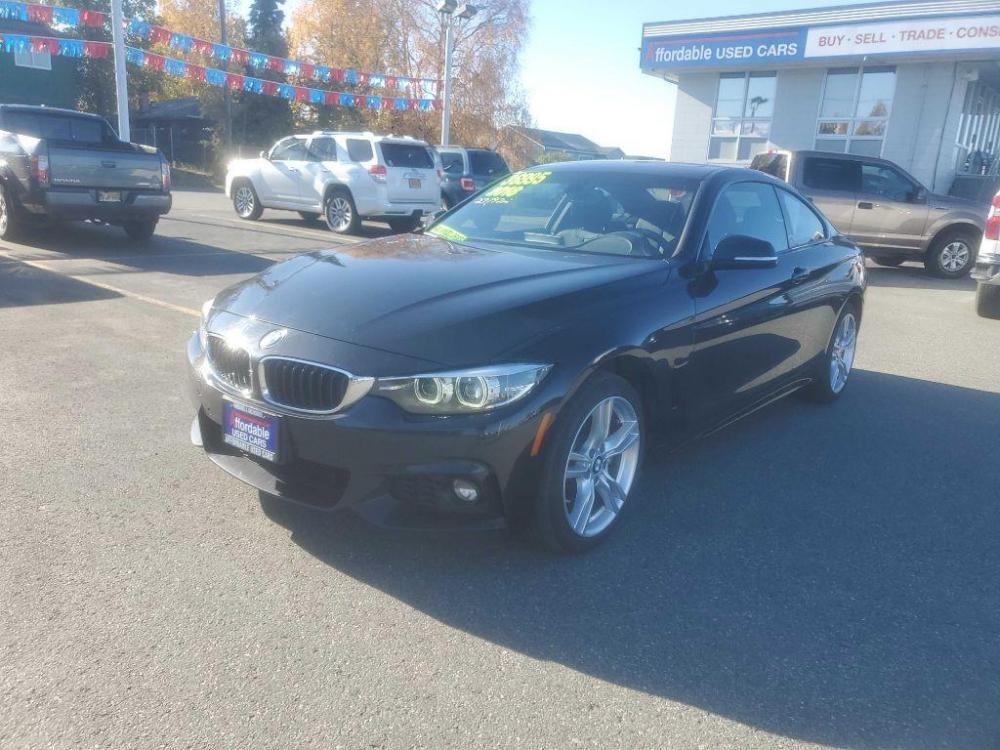2018 BLACK BMW 430XI (WBA4W5C57JA) with an 2.0L engine, Automatic transmission, located at 929 East 8th Ave, Anchorage, 99501, (907) 274-2277, 61.214783, -149.866074 - Photo #0