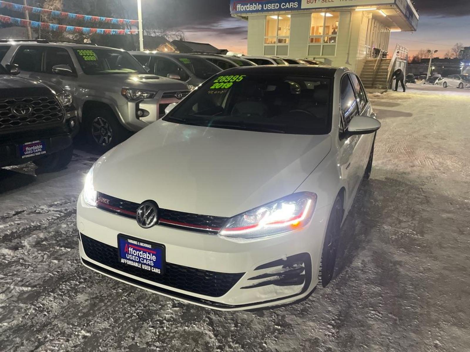 2019 WHITE VOLKSWAGEN GTI S (3VW6T7AU9KM) with an 2.0L engine, Automatic transmission, located at 929 East 8th Ave, Anchorage, AK, 99501, (907) 274-2277, 61.214783, -149.866074 - Photo #0