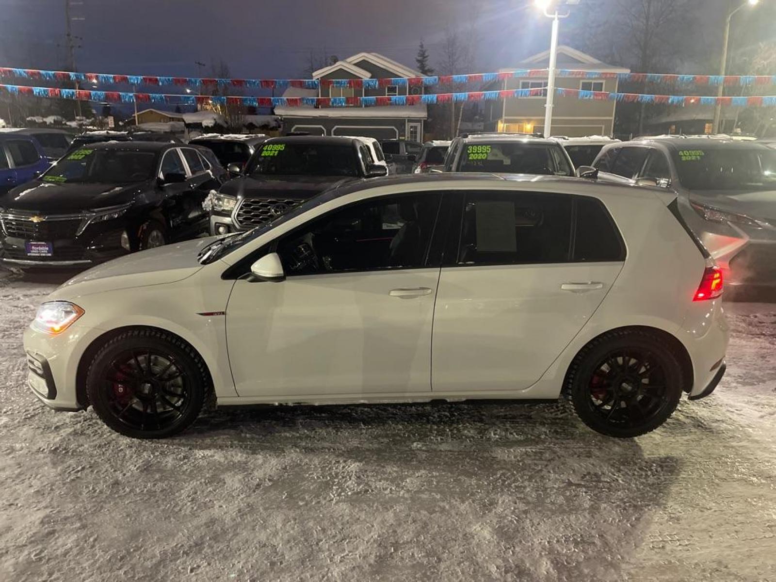 2019 WHITE VOLKSWAGEN GTI S (3VW6T7AU9KM) with an 2.0L engine, Automatic transmission, located at 929 East 8th Ave, Anchorage, AK, 99501, (907) 274-2277, 61.214783, -149.866074 - Photo #1