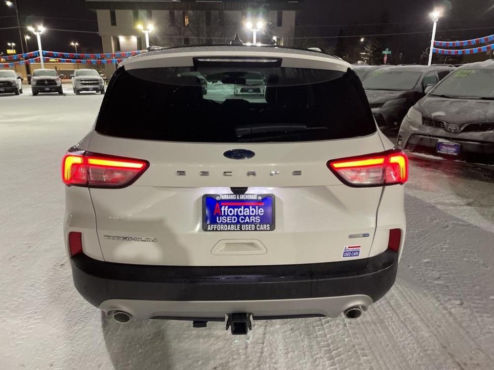 2020 WHITE FORD ESCAPE TITANIUM (1FMCU9J91LU) with an 2.0L engine, Automatic transmission, located at 929 East 8th Ave, Anchorage, 99501, (907) 274-2277, 61.214783, -149.866074 - Photo #2