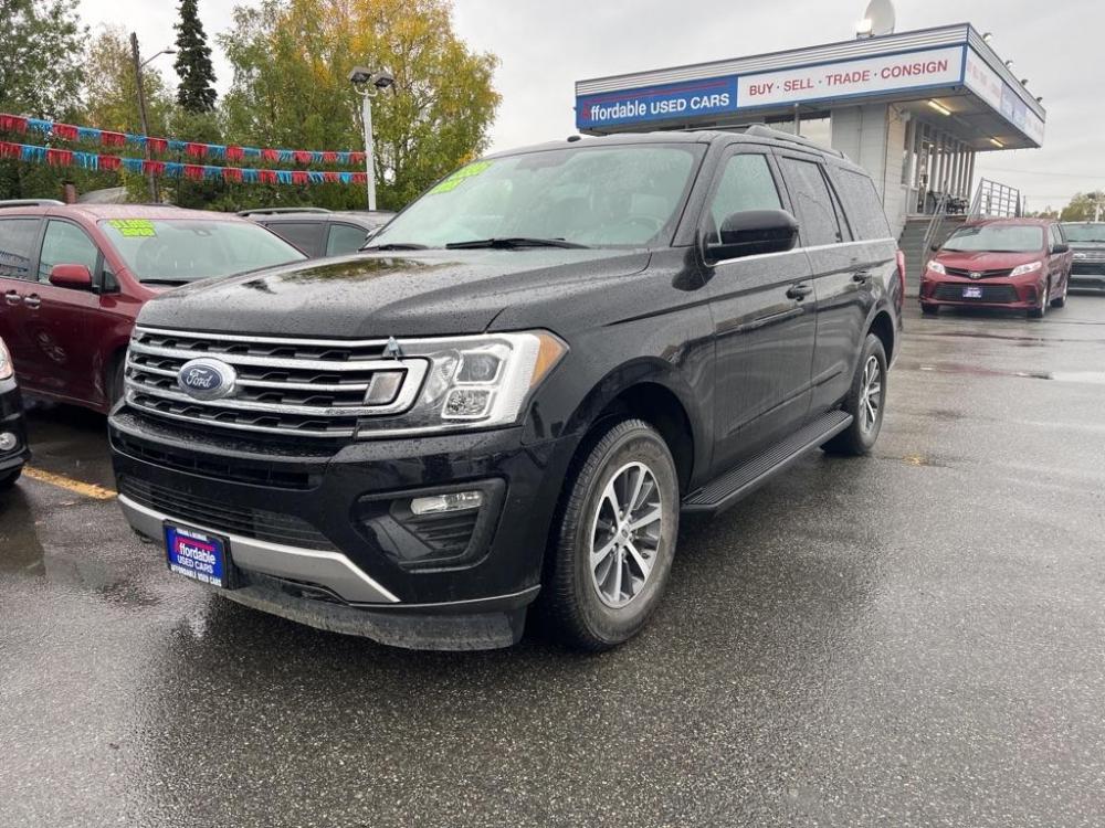 2018 BLACK FORD EXPEDITION XLT (1FMJU1JT3JE) with an 3.5L engine, Automatic transmission, located at 929 East 8th Ave, Anchorage, 99501, (907) 274-2277, 61.214783, -149.866074 - Photo #0