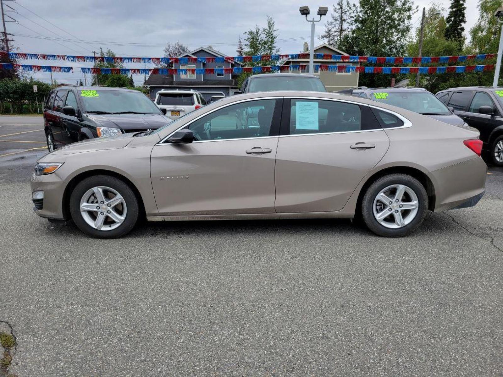 2022 TAN CHEVROLET MALIBU LS (1G1ZB5ST1NF) with an 1.5L engine, Automatic transmission, located at 929 East 8th Ave, Anchorage, 99501, (907) 274-2277, 61.214783, -149.866074 - Photo #1