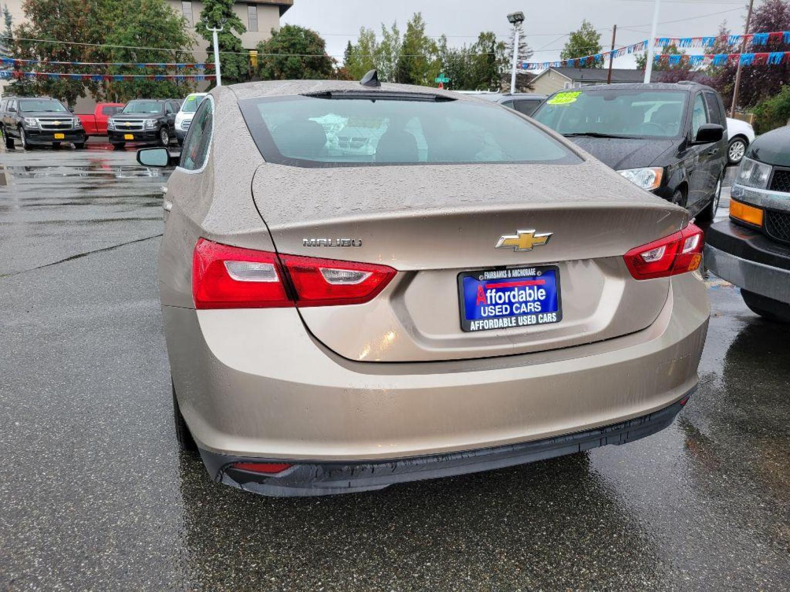 2022 TAN CHEVROLET MALIBU LS (1G1ZB5ST9NF) with an 1.5L engine, Automatic transmission, located at 929 East 8th Ave, Anchorage, 99501, (907) 274-2277, 61.214783, -149.866074 - Photo #2
