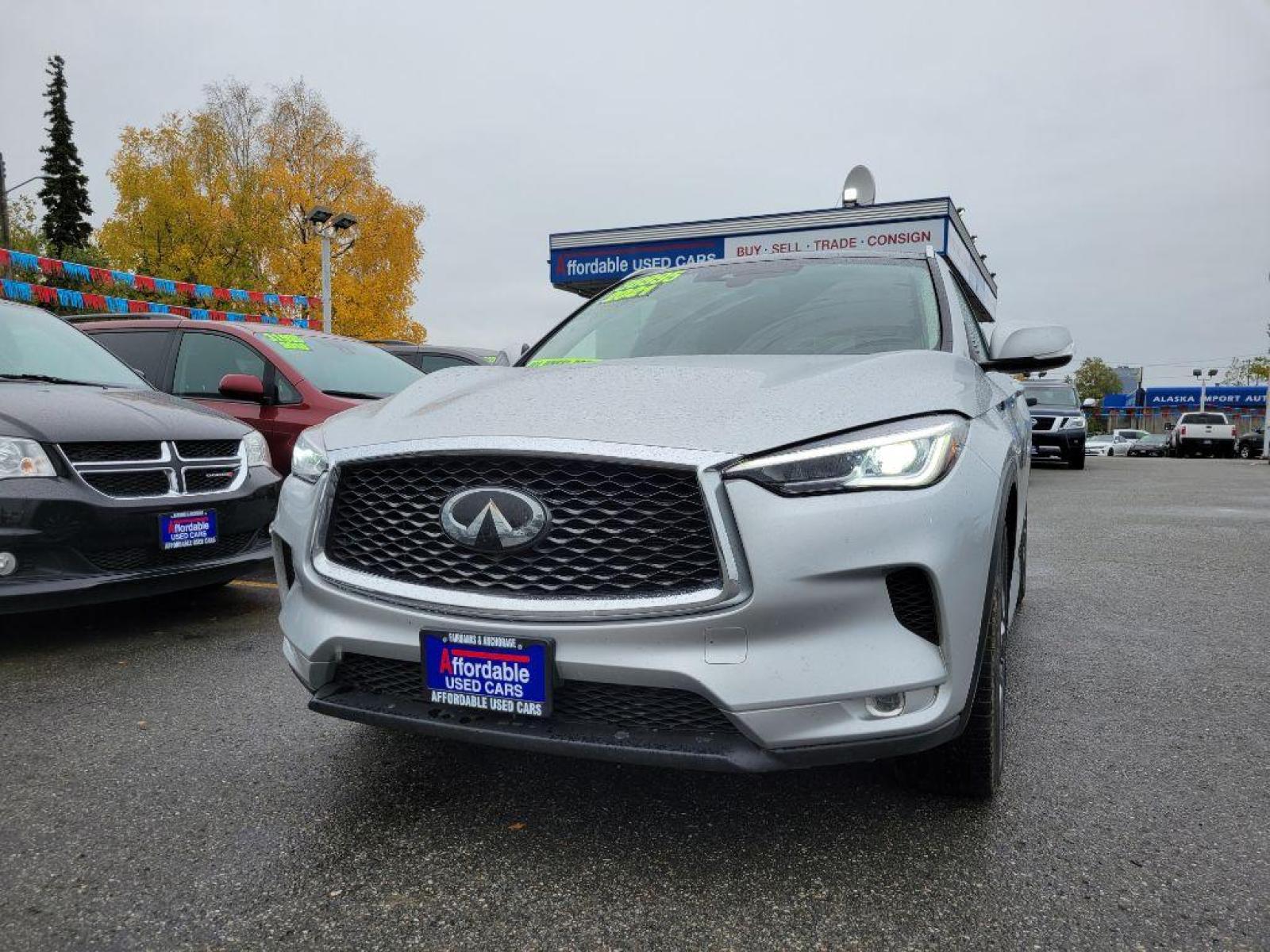 2021 BLACK INFINITI QX50 LUXE LUXE (3PCAJ5BB6MF) with an 2.0L engine, Continuously Variable transmission, located at 929 East 8th Ave, Anchorage, 99501, (907) 274-2277, 61.214783, -149.866074 - Photo #0