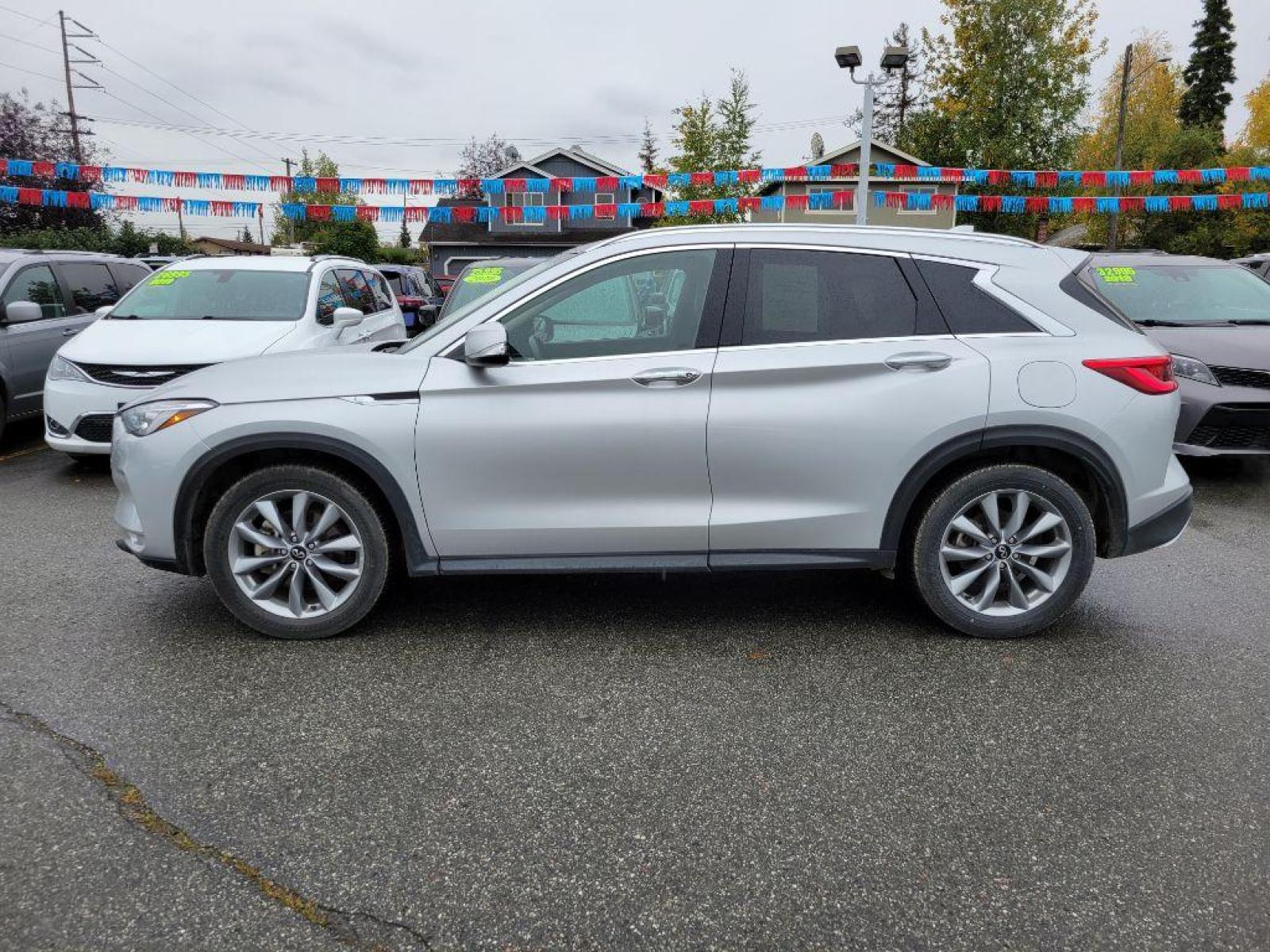 2021 BLACK INFINITI QX50 LUXE LUXE (3PCAJ5BB6MF) with an 2.0L engine, Continuously Variable transmission, located at 929 East 8th Ave, Anchorage, 99501, (907) 274-2277, 61.214783, -149.866074 - Photo #1