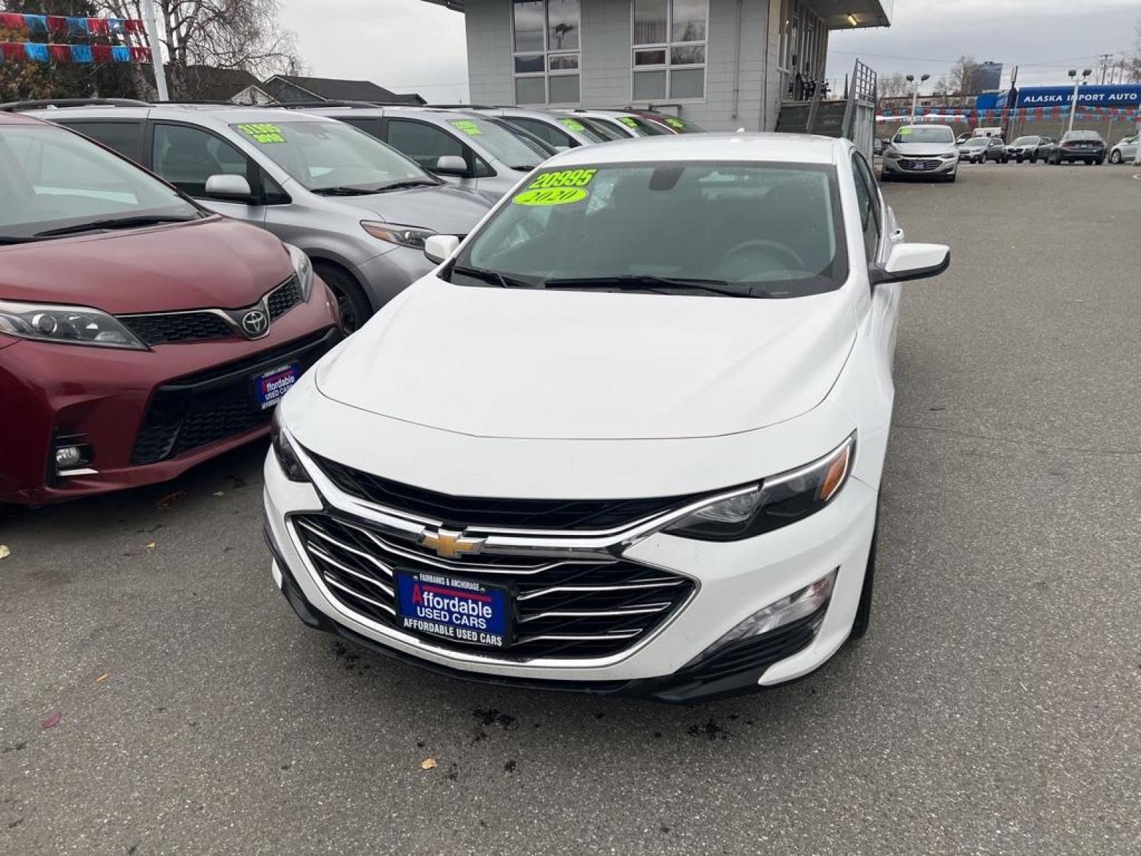 2020 WHITE CHEVROLET MALIBU LT LT (1G1ZD5ST8LF) with an 1.5L engine, Continuously Variable transmission, located at 929 East 8th Ave, Anchorage, 99501, (907) 274-2277, 61.214783, -149.866074 - Photo #0