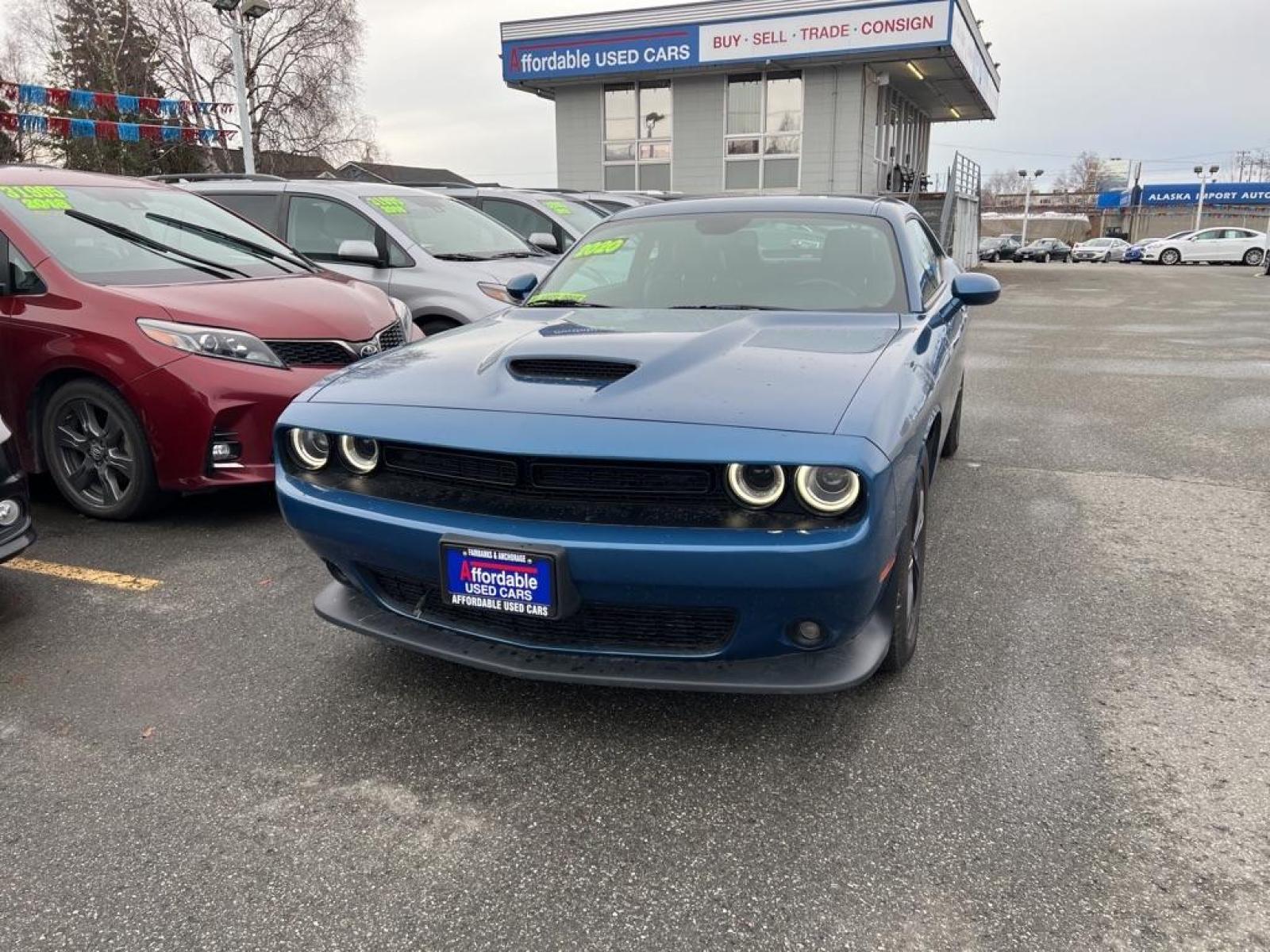2020 BLUE DODGE CHALLENGER GT (2C3CDZKGXLH) with an 3.6L engine, Automatic transmission, located at 929 East 8th Ave, Anchorage, 99501, (907) 274-2277, 61.214783, -149.866074 - Photo #0