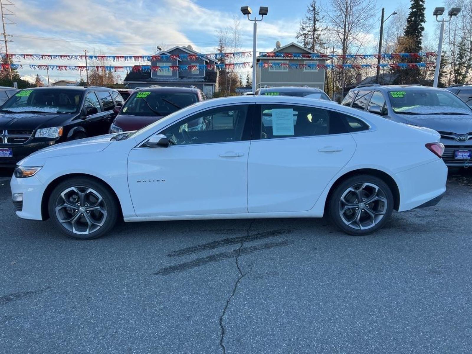 2020 WHITE CHEVROLET MALIBU LT LT (1G1ZD5ST1LF) with an 1.5L engine, Continuously Variable transmission, located at 929 East 8th Ave, Anchorage, 99501, (907) 274-2277, 61.214783, -149.866074 - Photo #1