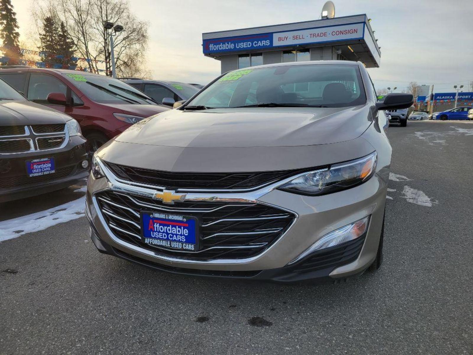 2022 TAN CHEVROLET MALIBU LS (1G1ZB5ST8NF) with an 1.5L engine, Automatic transmission, located at 929 East 8th Ave, Anchorage, 99501, (907) 274-2277, 61.214783, -149.866074 - Photo #0