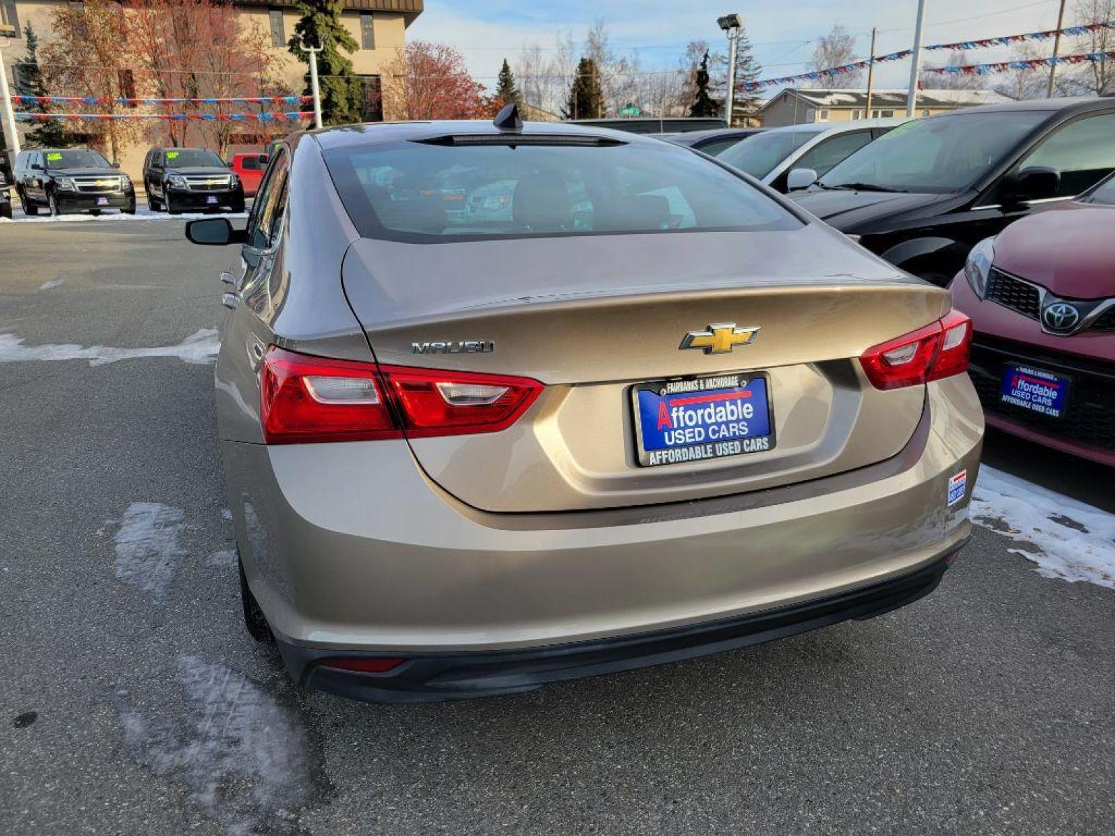 2022 TAN CHEVROLET MALIBU LS (1G1ZB5ST8NF) with an 1.5L engine, Automatic transmission, located at 929 East 8th Ave, Anchorage, 99501, (907) 274-2277, 61.214783, -149.866074 - Photo #2