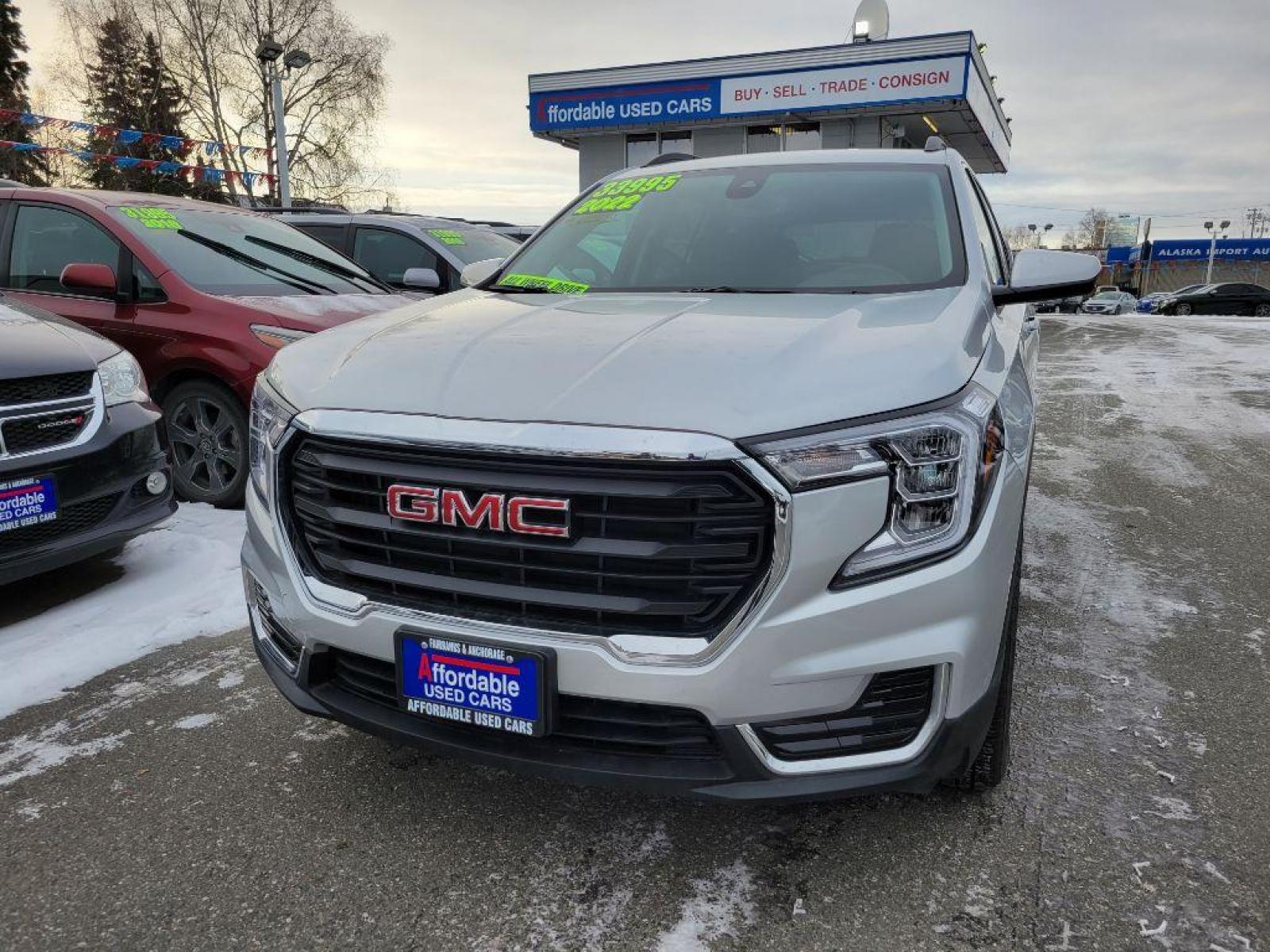 2022 SILVER GMC TERRAIN SLE (3GKALTEV8NL) with an 1.5L engine, Automatic transmission, located at 929 East 8th Ave, Anchorage, 99501, (907) 274-2277, 61.214783, -149.866074 - Photo #0