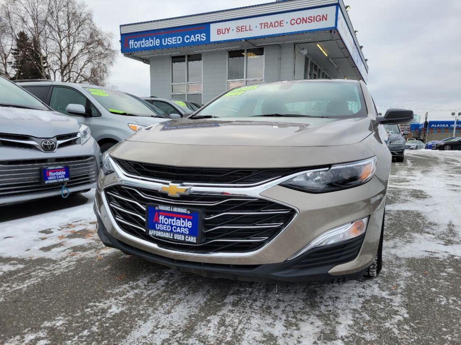 2022 TAN CHEVROLET MALIBU LS (1G1ZB5STXNF) with an 1.5L engine, Automatic transmission, located at 929 East 8th Ave, Anchorage, 99501, (907) 274-2277, 61.214783, -149.866074 - Photo #0