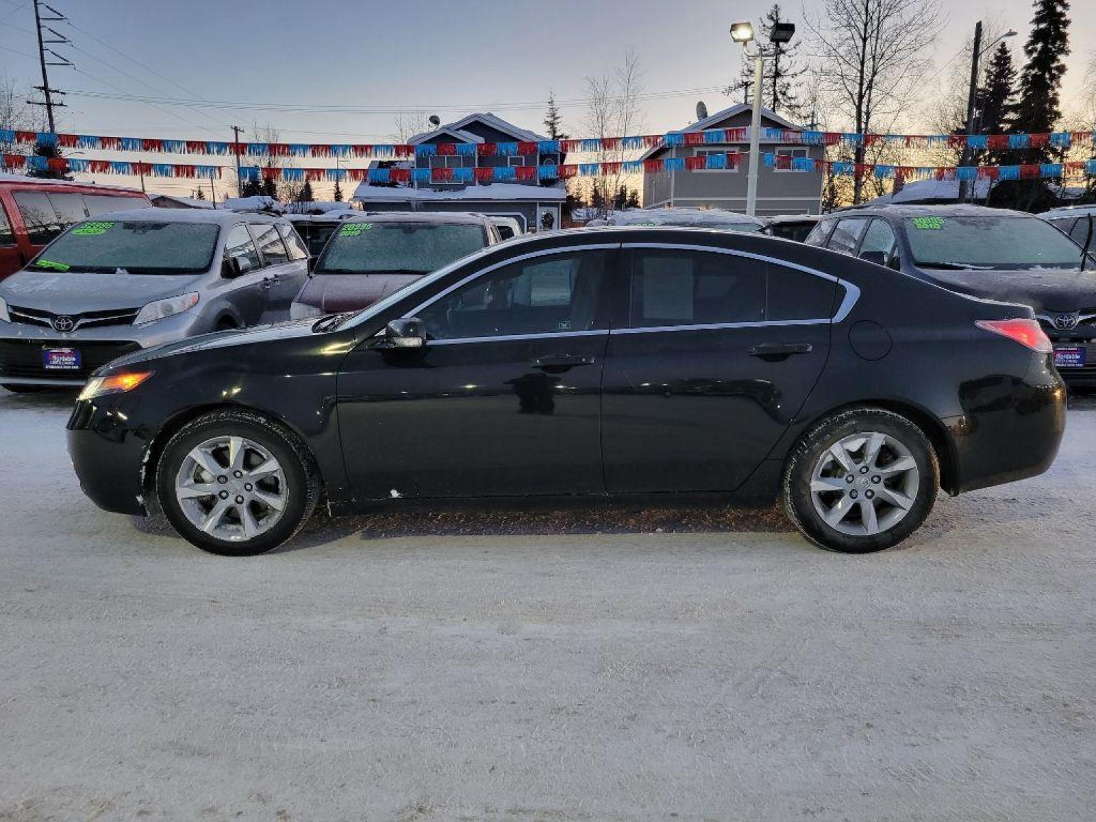2012 BLACK ACURA TL (19UUA8F24CA) with an 3.5L engine, Automatic transmission, located at 929 East 8th Ave, Anchorage, 99501, (907) 274-2277, 61.214783, -149.866074 - Photo #1