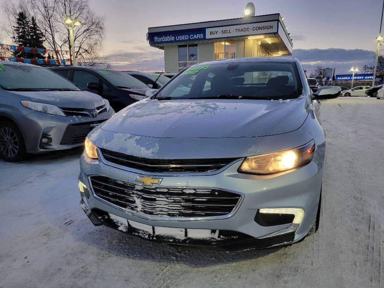 2017 BLUE CHEVROLET MALIBU HYBRID (1G1ZJ5SU0HF) with an 1.8L engine, Automatic transmission, located at 929 East 8th Ave, Anchorage, 99501, (907) 274-2277, 61.214783, -149.866074 - Photo #0