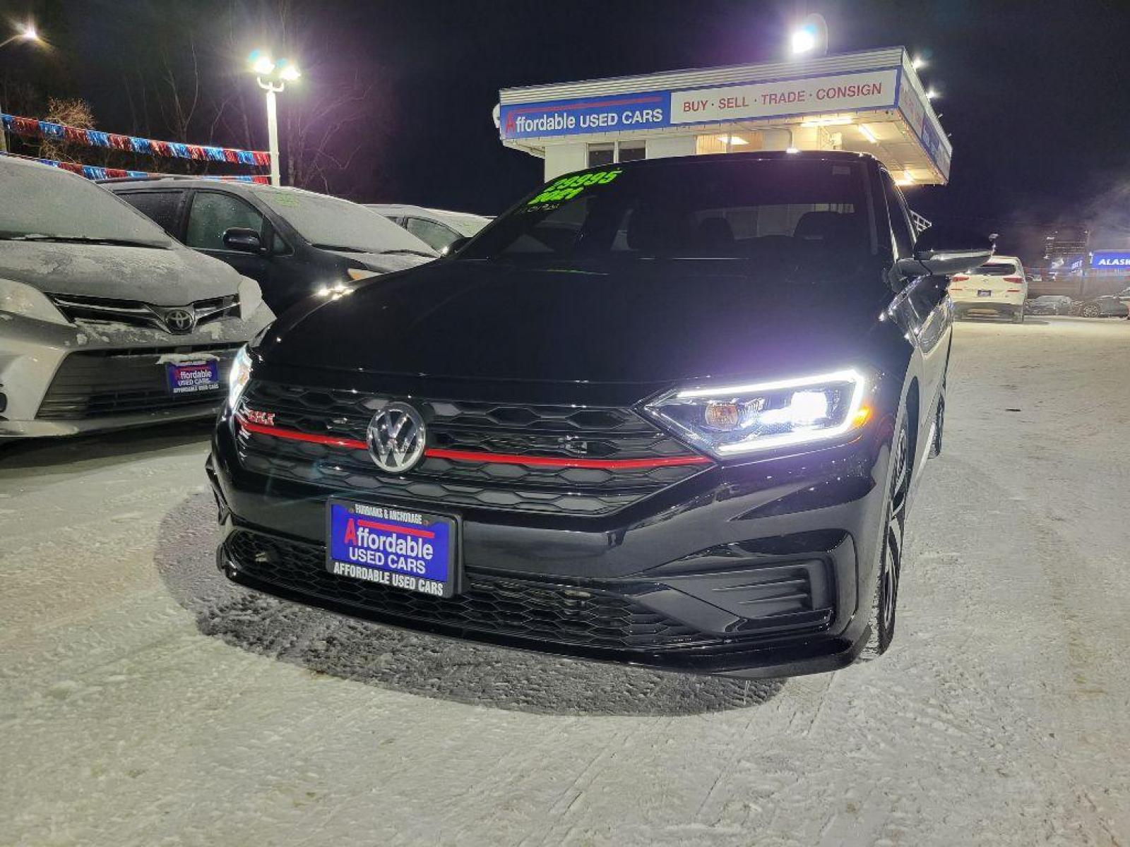 2021 BLACK VOLKSWAGEN JETTA GLI (3VW5T7BU9MM) with an 2.0L engine, 6-Speed Manual transmission, located at 929 East 8th Ave, Anchorage, AK, 99501, (907) 274-2277, 61.214783, -149.866074 - Photo #0
