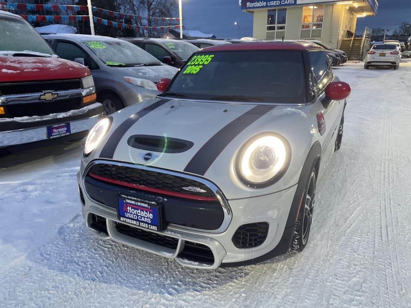 2015 GRAY MINI COOPER JOHN COOPER WORKS (WMWXM9C56FT) with an 2.0L engine, Automatic transmission, located at 929 East 8th Ave, Anchorage, AK, 99501, (907) 274-2277, 61.214783, -149.866074 - Photo #0