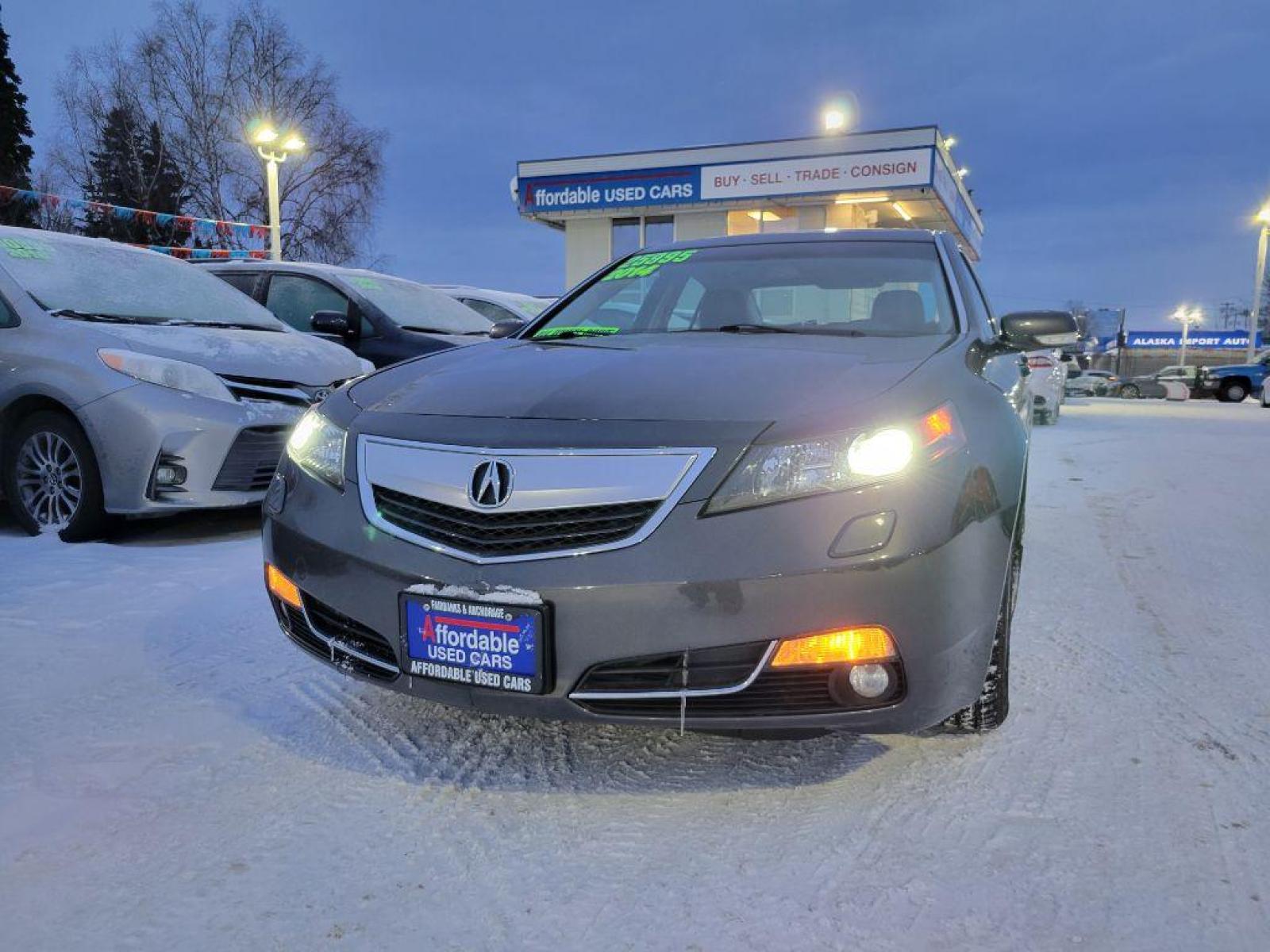 2014 GRAY ACURA TL TECH (19UUA9F56EA) with an 3.7L engine, Automatic transmission, located at 929 East 8th Ave, Anchorage, 99501, (907) 274-2277, 61.214783, -149.866074 - Photo #0