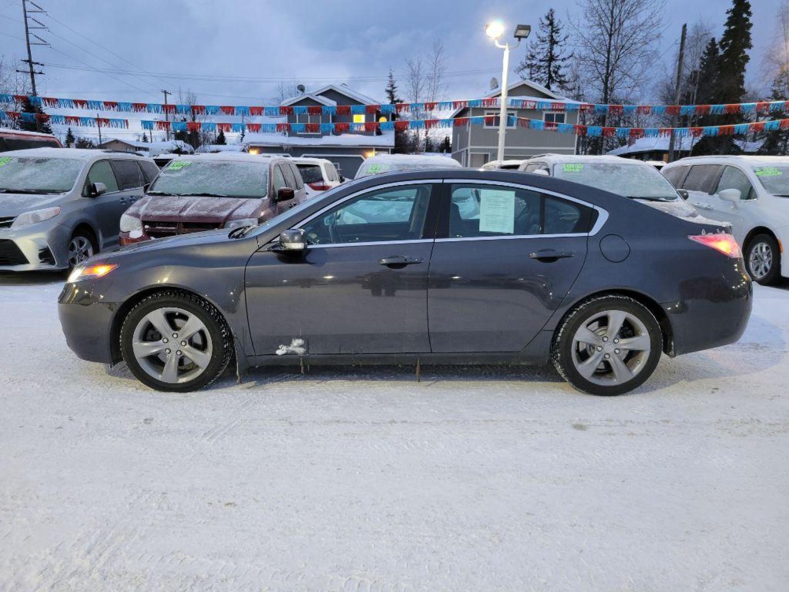 2014 GRAY ACURA TL TECH (19UUA9F56EA) with an 3.7L engine, Automatic transmission, located at 929 East 8th Ave, Anchorage, 99501, (907) 274-2277, 61.214783, -149.866074 - Photo #1