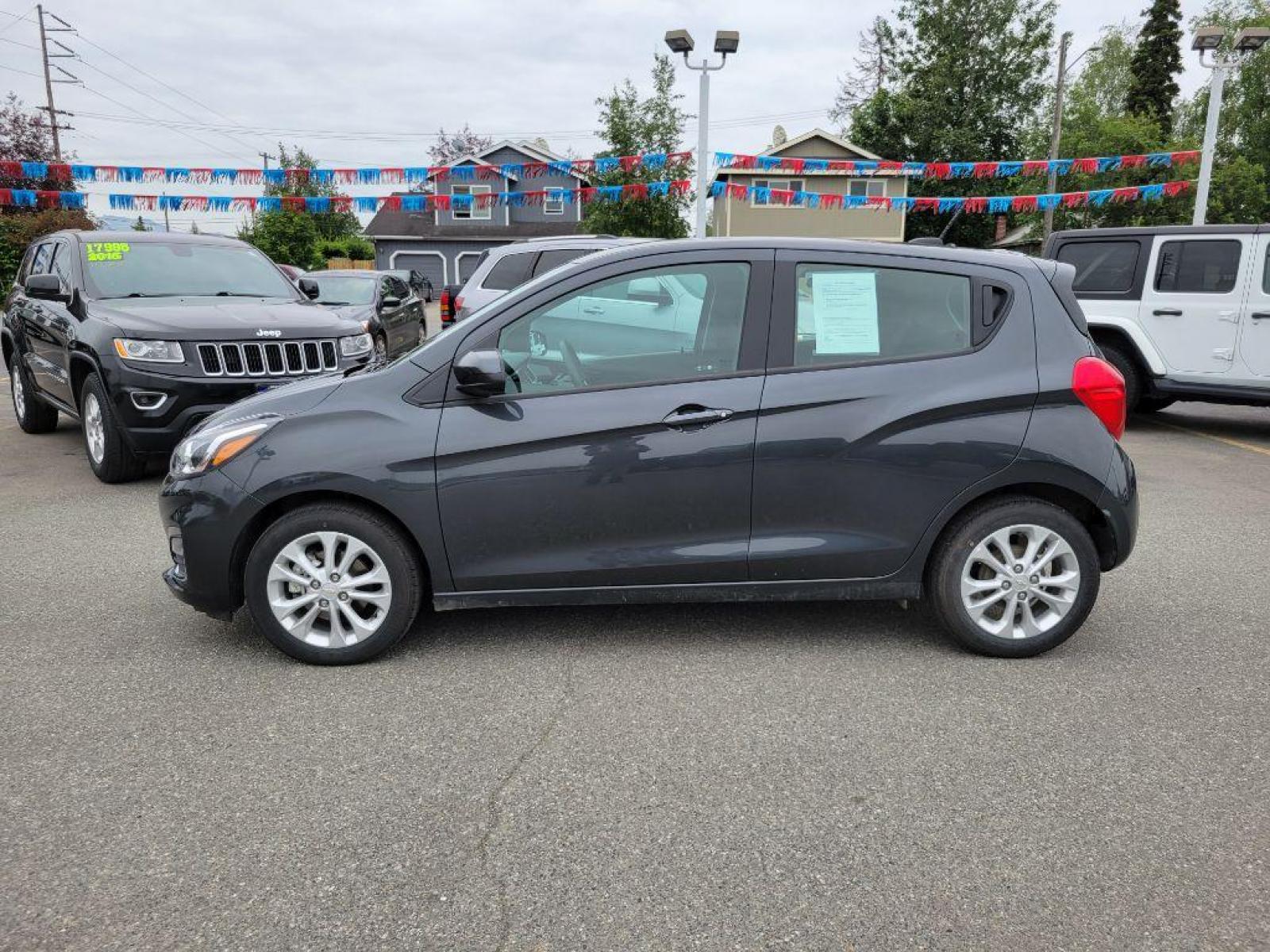 2021 GRAY CHEVROLET SPARK 1LT (KL8CD6SAXMC) with an 1.4L engine, Continuously Variable transmission, located at 929 East 8th Ave, Anchorage, AK, 99501, (907) 274-2277, 61.214783, -149.866074 - Photo #1