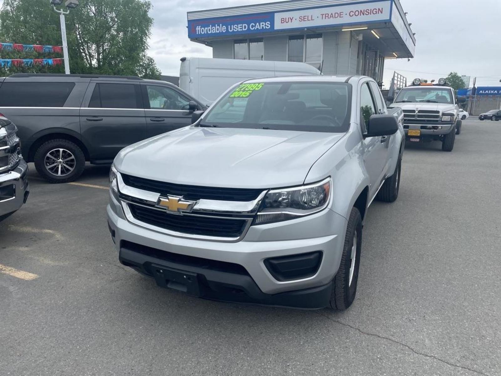 2015 SILVER CHEVROLET COLORADO (1GCHTAEA7F1) with an 2.5L engine, Automatic transmission, located at 929 East 8th Ave, Anchorage, AK, 99501, (907) 274-2277, 61.214783, -149.866074 - Photo #0