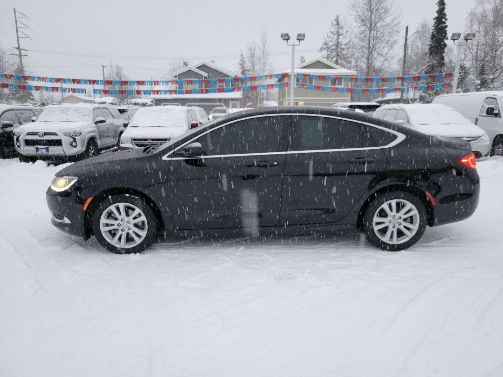 2016 BLACK CHRYSLER 200 LIMITED (1C3CCCAB6GN) with an 2.4L engine, Automatic transmission, located at 929 East 8th Ave, Anchorage, AK, 99501, (907) 274-2277, 61.214783, -149.866074 - Photo #1