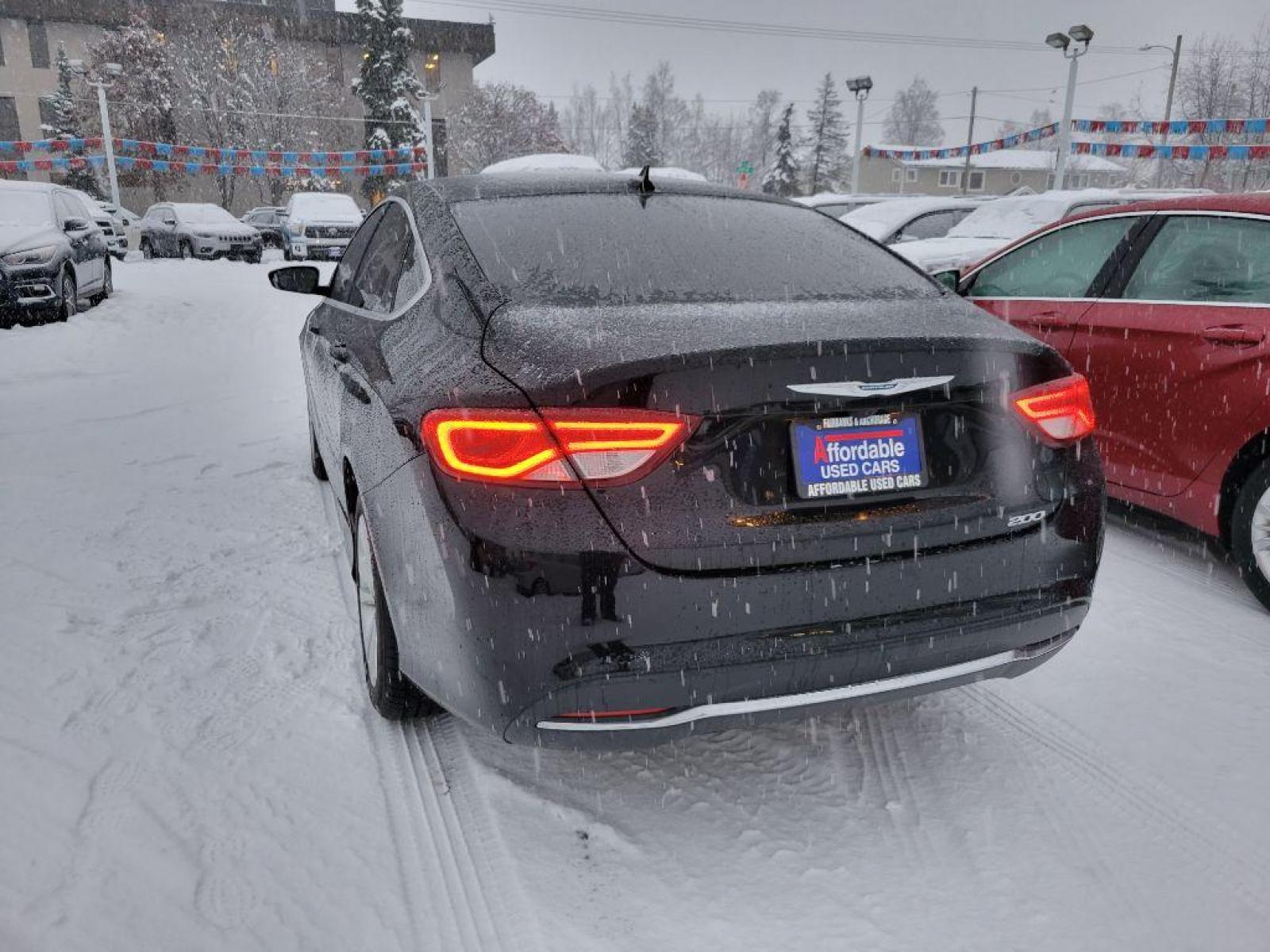 2016 BLACK CHRYSLER 200 LIMITED (1C3CCCAB6GN) with an 2.4L engine, Automatic transmission, located at 929 East 8th Ave, Anchorage, AK, 99501, (907) 274-2277, 61.214783, -149.866074 - Photo #2