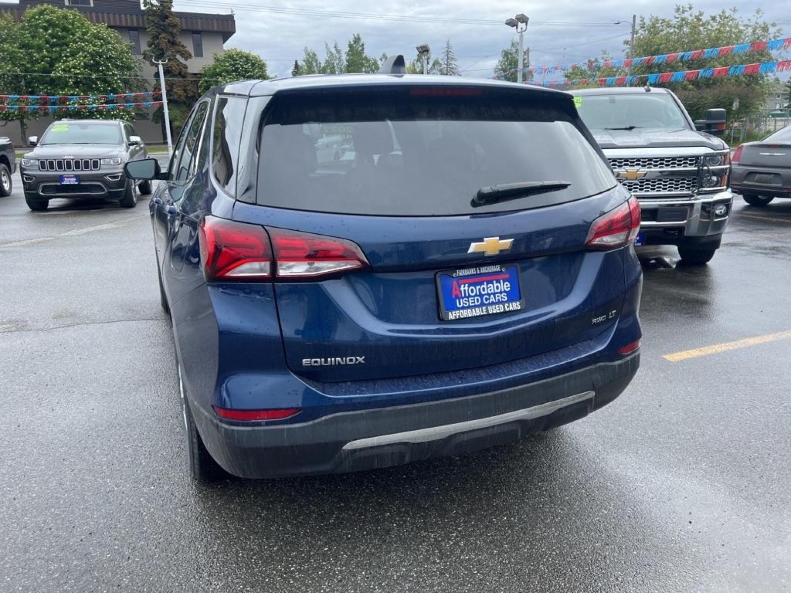 2022 BLUE CHEVROLET EQUINOX LT (3GNAXUEV0NL) with an 1.5L engine, Automatic transmission, located at 929 East 8th Ave, Anchorage, AK, 99501, (907) 274-2277, 61.214783, -149.866074 - Photo #2