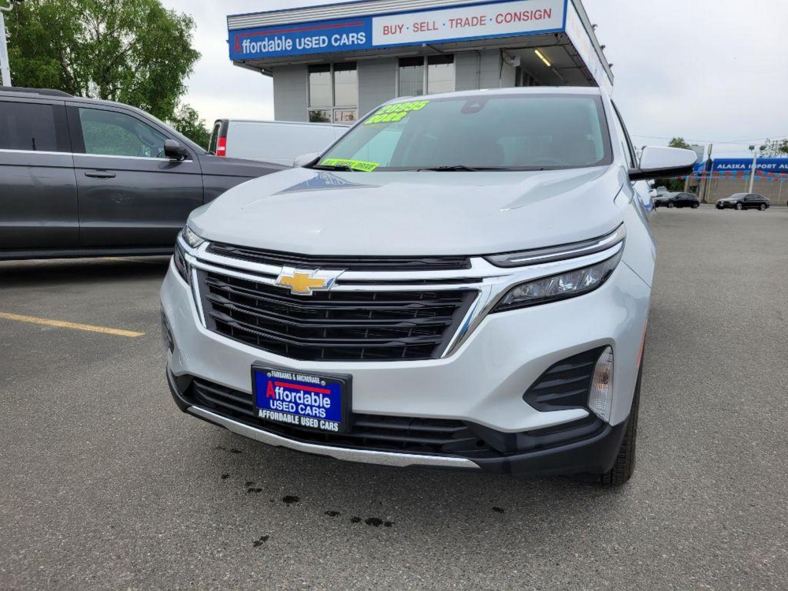 2022 SILVER CHEVROLET EQUINOX LT (3GNAXUEV3NL) with an 1.5L engine, Automatic transmission, located at 929 East 8th Ave, Anchorage, AK, 99501, (907) 274-2277, 61.214783, -149.866074 - Photo #0