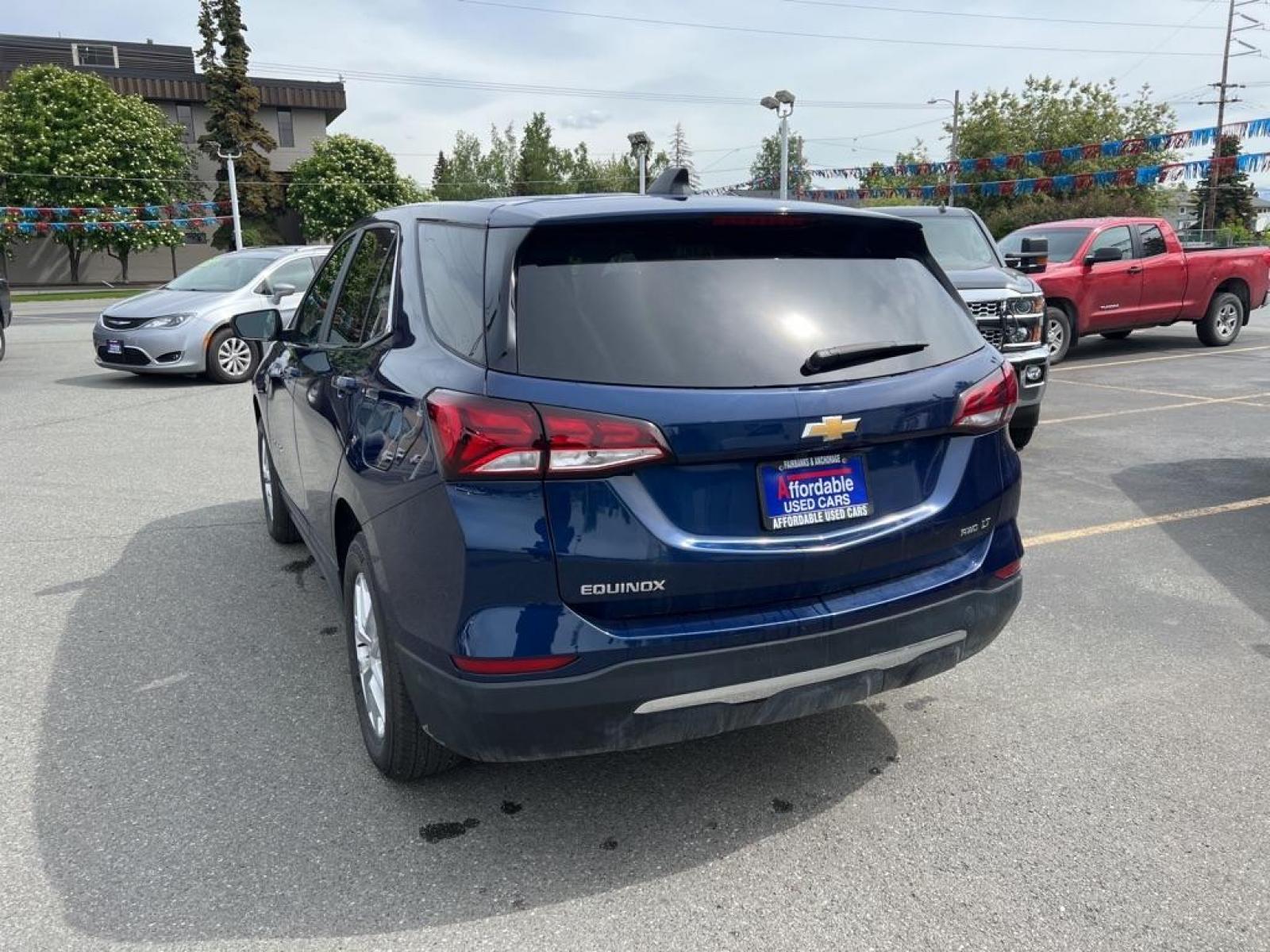 2022 BLUE CHEVROLET EQUINOX LT (3GNAXUEV8NL) with an 1.5L engine, Automatic transmission, located at 929 East 8th Ave, Anchorage, AK, 99501, (907) 274-2277, 61.214783, -149.866074 - Photo #2