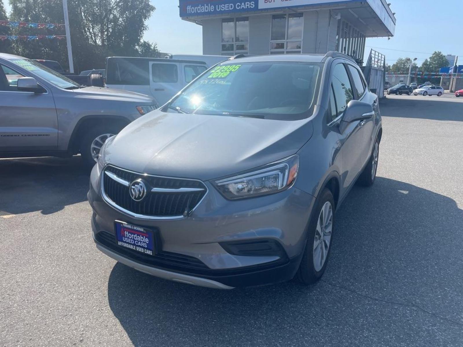 2019 SILVER BUICK ENCORE PREFERRED (KL4CJESB4KB) with an 1.4L engine, Automatic transmission, located at 929 East 8th Ave, Anchorage, AK, 99501, (907) 274-2277, 61.214783, -149.866074 - Photo #0