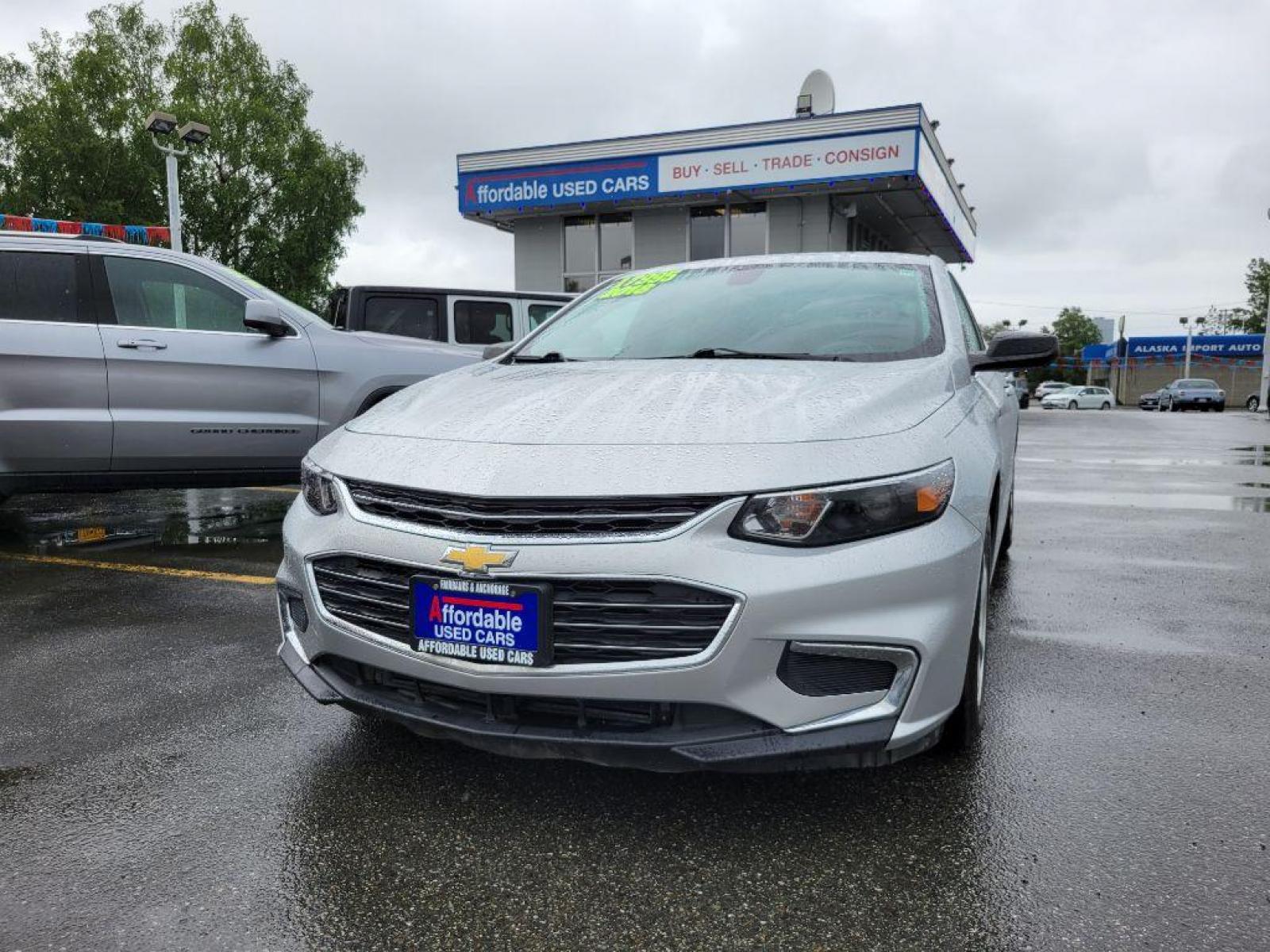 2018 SILVER CHEVROLET MALIBU LS (1G1ZB5ST7JF) with an 1.5L engine, Automatic transmission, located at 929 East 8th Ave, Anchorage, AK, 99501, (907) 274-2277, 61.214783, -149.866074 - Photo #0