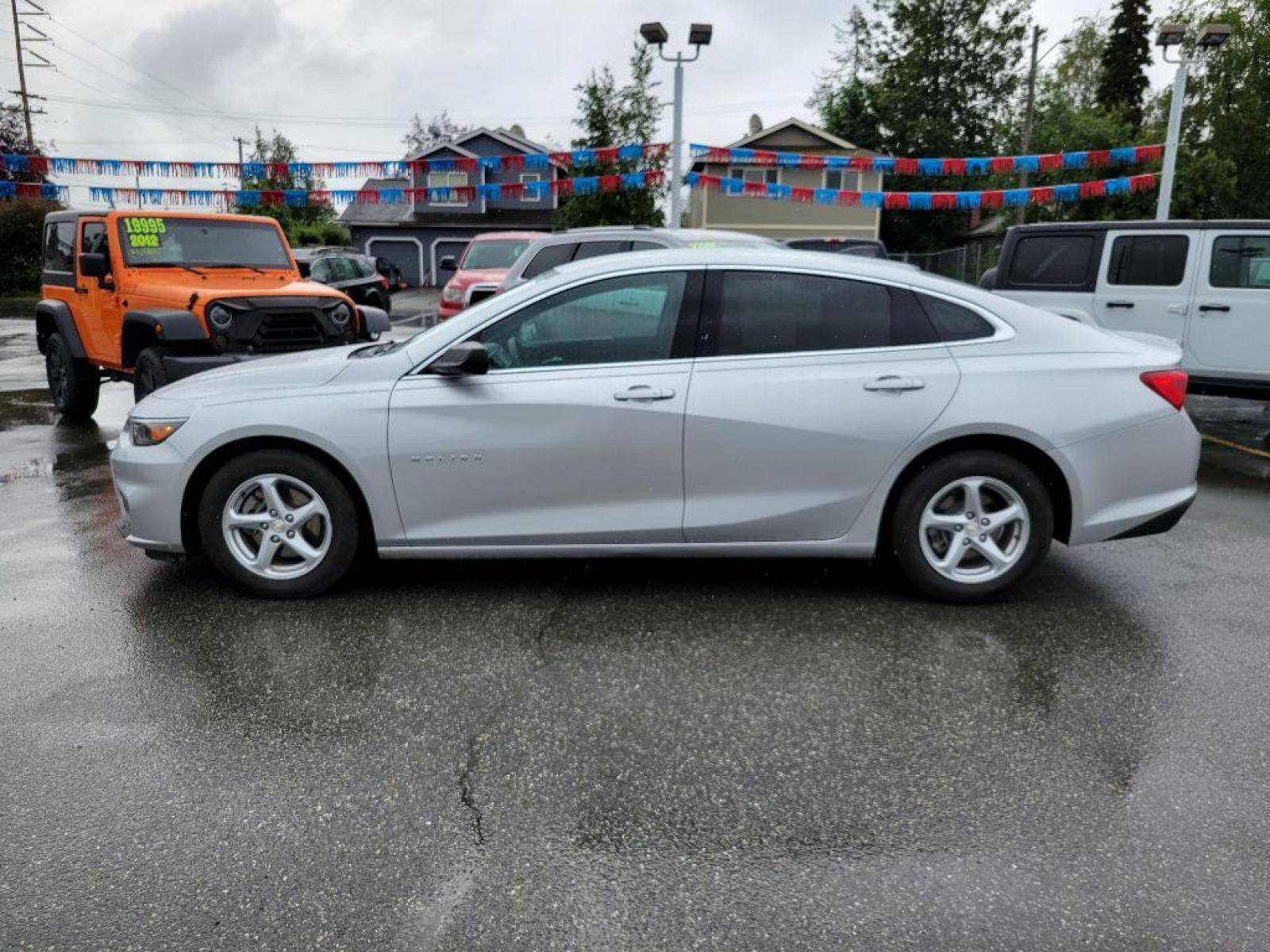 2018 SILVER CHEVROLET MALIBU LS (1G1ZB5ST7JF) with an 1.5L engine, Automatic transmission, located at 929 East 8th Ave, Anchorage, AK, 99501, (907) 274-2277, 61.214783, -149.866074 - Photo #1