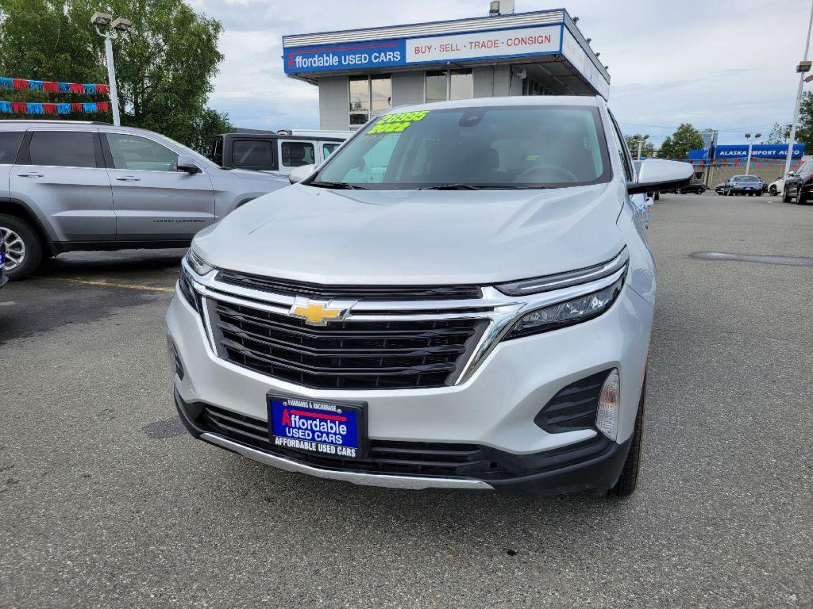 2022 SILVER CHEVROLET EQUINOX LT (3GNAXUEV6NL) with an 1.5L engine, Automatic transmission, located at 929 East 8th Ave, Anchorage, AK, 99501, (907) 274-2277, 61.214783, -149.866074 - Photo #0