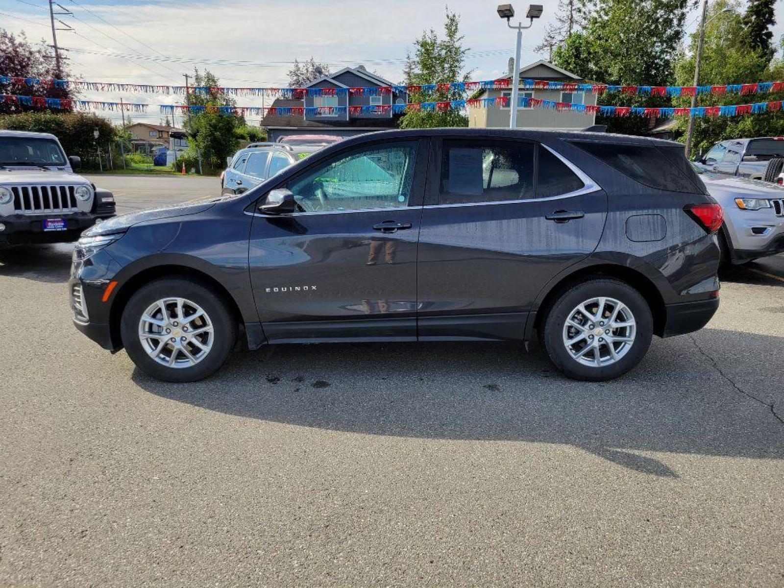 2022 BLACK CHEVROLET EQUINOX LT (2GNAXUEV8N6) with an 1.5L engine, Automatic transmission, located at 929 East 8th Ave, Anchorage, AK, 99501, (907) 274-2277, 61.214783, -149.866074 - Photo #1