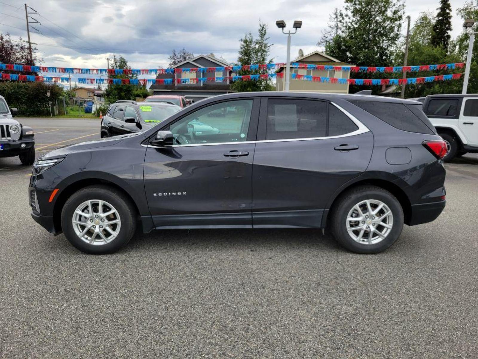 2022 BLACK CHEVROLET EQUINOX LT (2GNAXUEV8N6) with an 1.5L engine, Automatic transmission, located at 929 East 8th Ave, Anchorage, AK, 99501, (907) 274-2277, 61.214783, -149.866074 - Photo #1