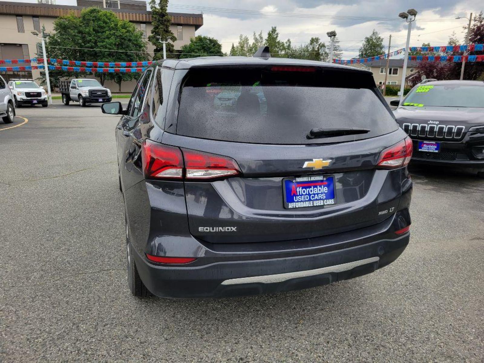 2022 BLACK CHEVROLET EQUINOX LT (2GNAXUEV8N6) with an 1.5L engine, Automatic transmission, located at 929 East 8th Ave, Anchorage, AK, 99501, (907) 274-2277, 61.214783, -149.866074 - Photo #2