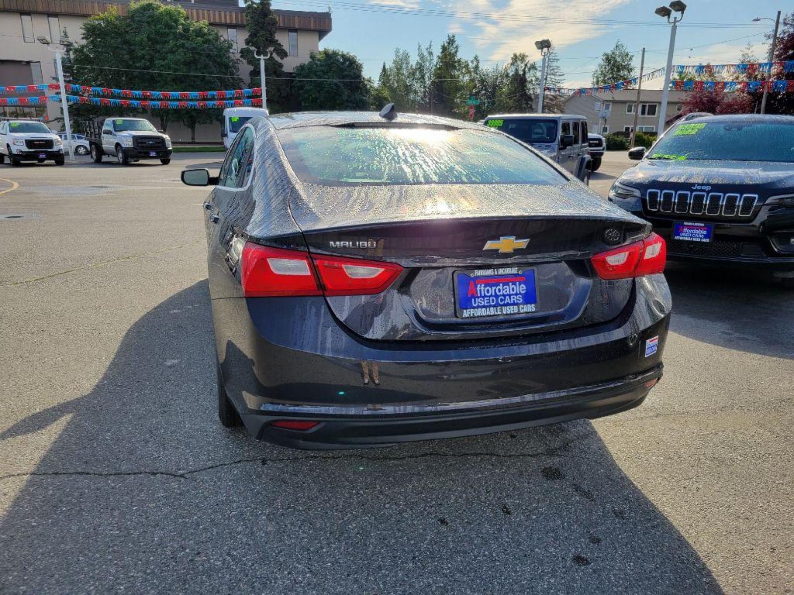 2022 BLACK CHEVROLET MALIBU LS (1G1ZB5ST0NF) with an 1.5L engine, Automatic transmission, located at 929 East 8th Ave, Anchorage, AK, 99501, (907) 274-2277, 61.214783, -149.866074 - Photo #2