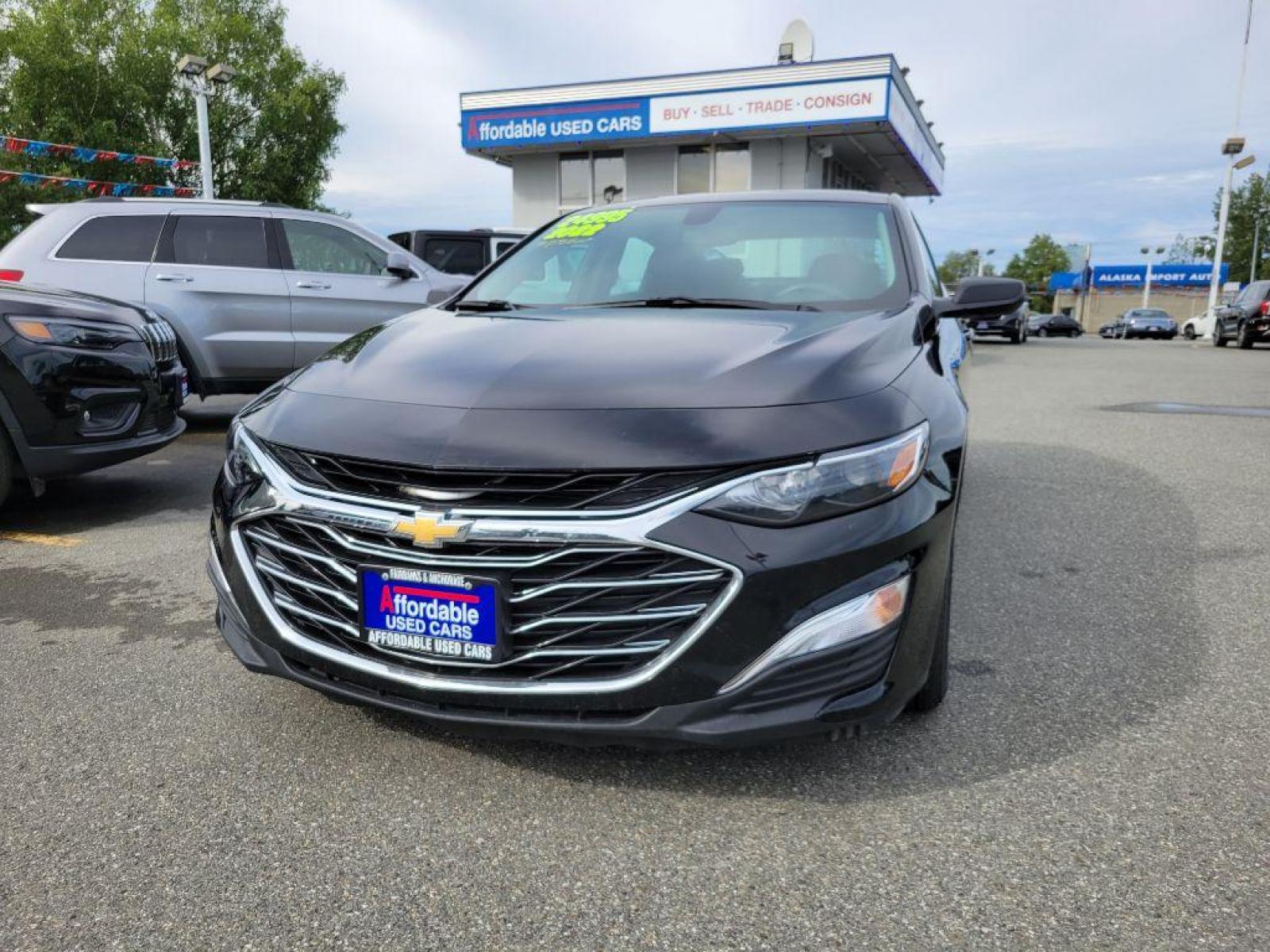 2022 BLACK CHEVROLET MALIBU LS (1G1ZB5ST5NF) with an 1.5L engine, Automatic transmission, located at 929 East 8th Ave, Anchorage, AK, 99501, (907) 274-2277, 61.214783, -149.866074 - Photo #0