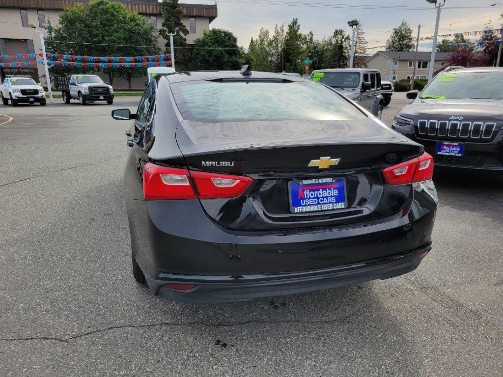2022 BLACK CHEVROLET MALIBU LS (1G1ZB5ST5NF) with an 1.5L engine, Automatic transmission, located at 929 East 8th Ave, Anchorage, AK, 99501, (907) 274-2277, 61.214783, -149.866074 - Photo #2