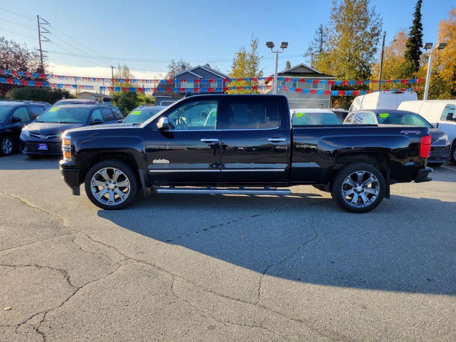 2015 BLACK CHEVROLET SILVERADO 1500 HIGH COUNTRY (3GCUKTEC6FG) with an 5.3L engine, Automatic transmission, located at 929 East 8th Ave, Anchorage, AK, 99501, (907) 274-2277, 61.214783, -149.866074 - Photo #1