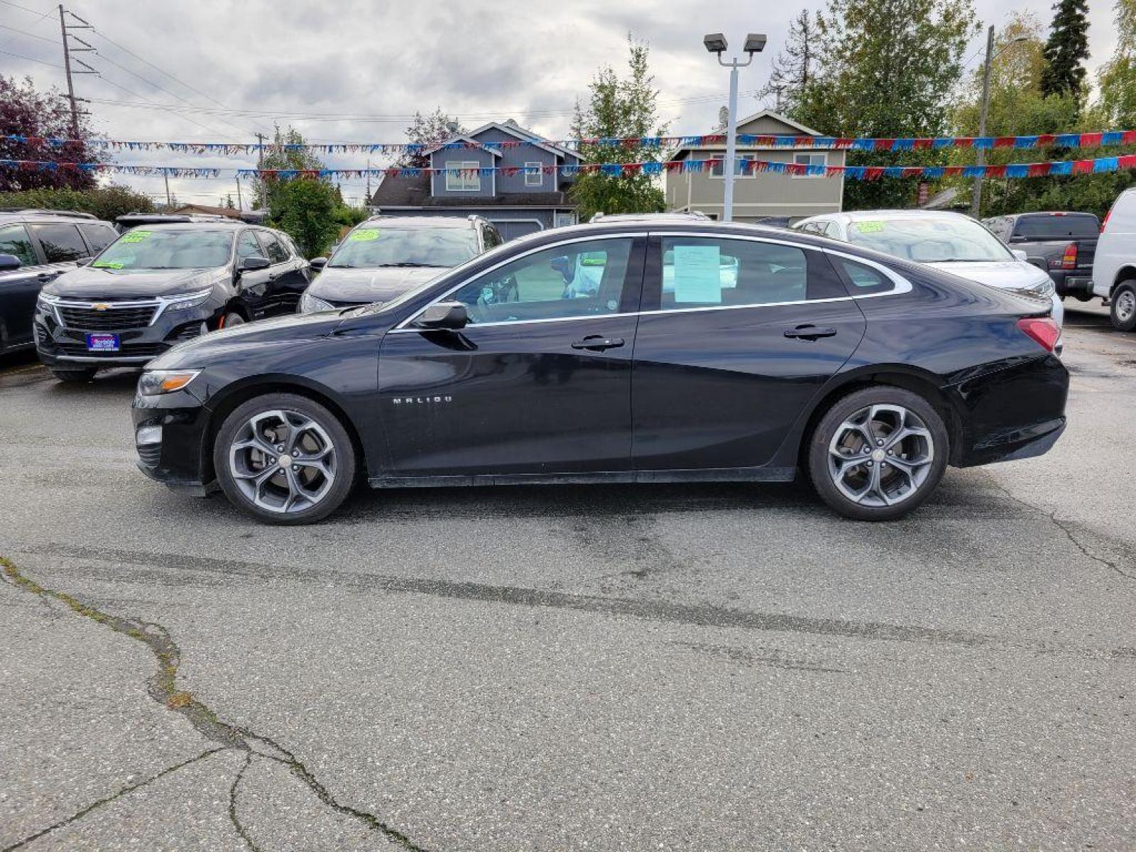 2020 BLACK CHEVROLET MALIBU LT (1G1ZD5ST2LF) with an 1.5L engine, Continuously Variable transmission, located at 929 East 8th Ave, Anchorage, AK, 99501, (907) 274-2277, 61.214783, -149.866074 - Photo #1