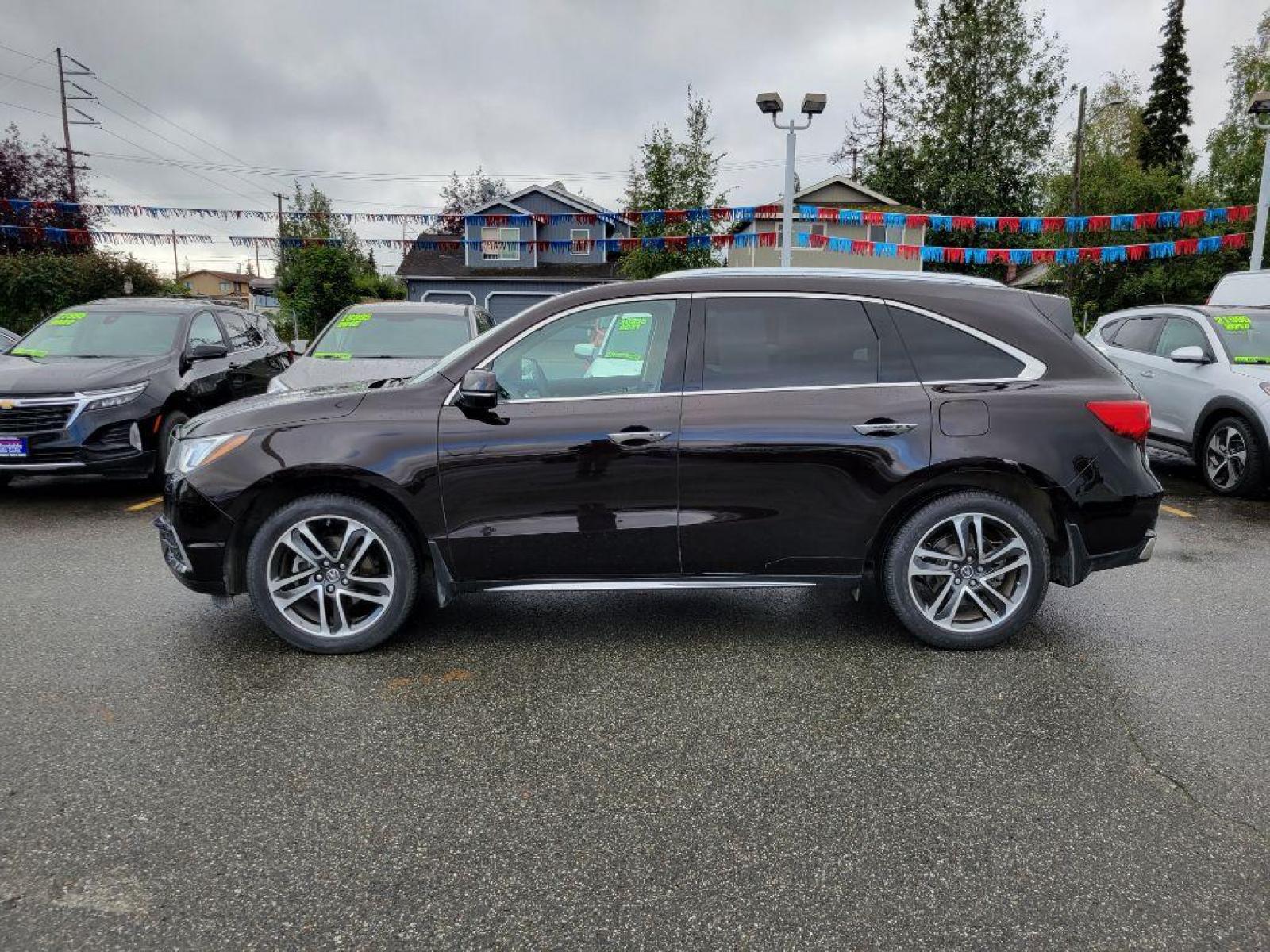 2017 BLACK ACURA MDX ADVANCE (5FRYD4H83HB) with an 3.5L engine, Automatic transmission, located at 929 East 8th Ave, Anchorage, AK, 99501, (907) 274-2277, 61.214783, -149.866074 - Photo #1