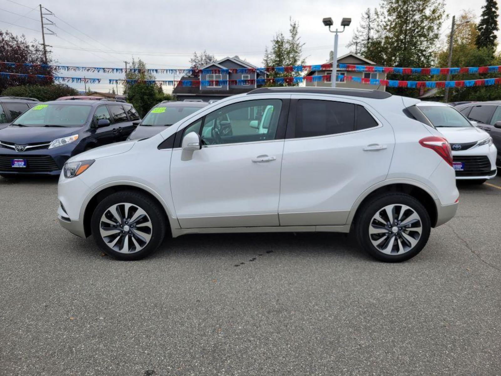2019 WHITE BUICK ENCORE ESSENCE (KL4CJGSM7KB) with an 1.4L engine, Automatic transmission, located at 929 East 8th Ave, Anchorage, AK, 99501, (907) 274-2277, 61.214783, -149.866074 - Photo #1
